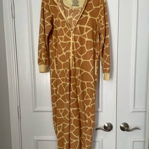 Giraffe Print Onesie Size S